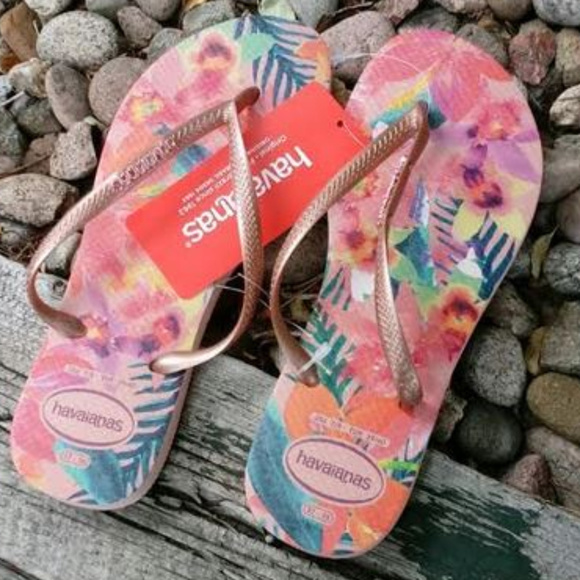 havaianas slim tropical ballet rose